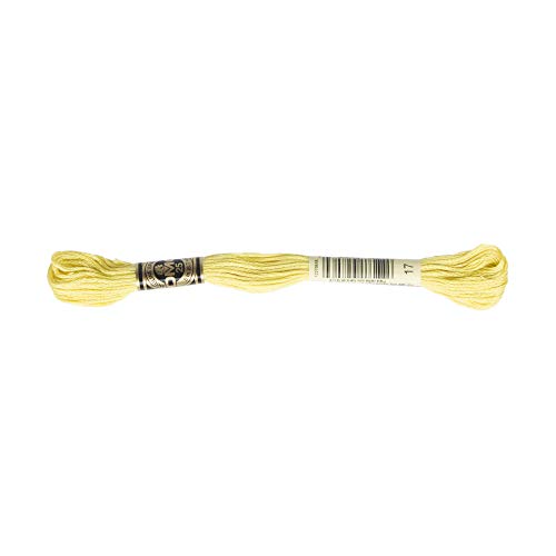 DMC DMC25B #25 Thread Embroidery Thread 12 Bundles #17 Yellow - style: #17 Yellow