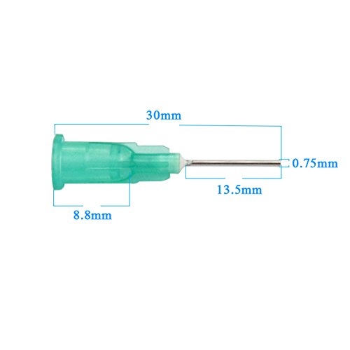 120Pcs 1/2" Industrial Liquid Dispenser Needle Adhesive Glue Dispensing Blunt Tip Luer Lock
