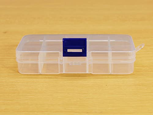 20Pack Clear Plastic Storage Boxes 10Grids for Beads&Jewelry - size: 20pcs 10 Grids Box