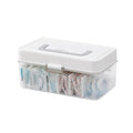 Plastic Bandages Organizer with Lid and Adjustable Dividers - size: 1 Pack