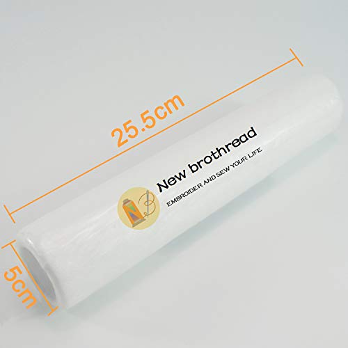 New brothread 10" x 3 Yd Roll Wash Away Embroidery Stabilizer - size: 10" x 3Yd/roll