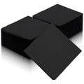 100 Pack 5-inch Cotton Fabric Squares, 5″ Precut Cotton Fabric Squares, Solids Black Charm Pack, Black - color: Black, size: 5″