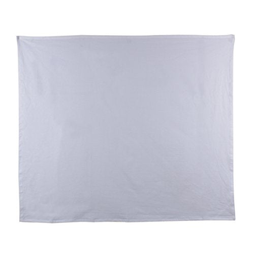 DG Collections 100% Cotton Flour Sack Towels – 12 Pack, 27x27 Inches, White, Lint-Free, Pre-Washed, Hemmed Edges – Reusable Kitchen Towels for Cleaning, Embroidery, Printing & Crafts - White - color: White, size: Set of 12 (27x27 inches)