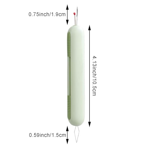 3 Pack 2 in 1 Needle Threader Seam Ripper, New Needle Threaders Seam Rippers for Sewing, Threading and Seam Remover Seam Ripper Tool for Hand Sewing Knitting Craft Quilting Supplies