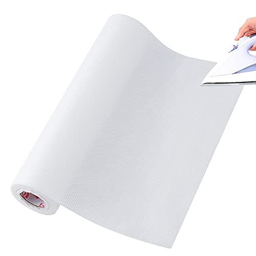 Simthread Iron on Fusible No Show Mesh Cut Away Stabilizer Backing - color: White