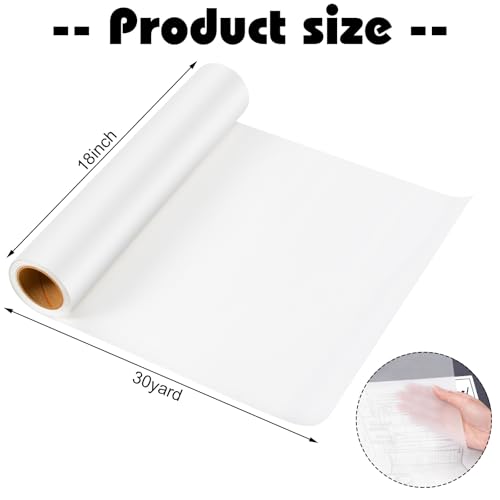 Tracing Paper Roll 18 in x 30 yd Pattern Paper for Sewing Drawing Sketching - size: 18in x 30yd