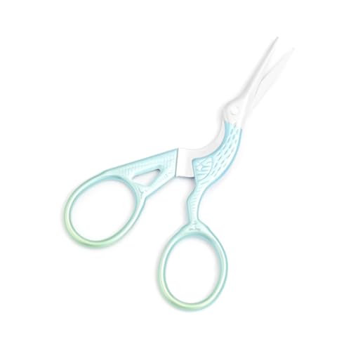 3.7" Sewing Embroidery Scissors with Cover for DIY Craft,Needlework - color: Blue