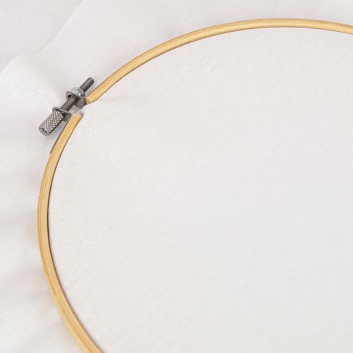 20 PCS Cotton Embroidery Fabric 8 x 8 Inch Natural Color - color: Natural Color, size: 8 x 8 Inch