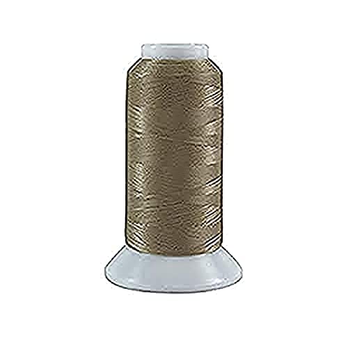 Superior Threads Bottom Line 2-Ply 60-Weight Polyester Embroidery Quilting Sewing Thread - 3,000 Yard Cone (#653 Beach) - color: Beach, size: 3000 yd