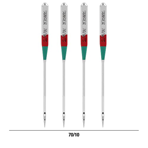 SINGER Universal Regular Point Sewing Machine Needles, Size 70/10-5 Count - style: 70/10