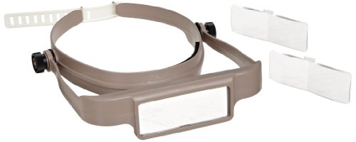 Donegan OSC OptiSIGHT Binocular Magnifying Visor, Tan - size: Tan Color