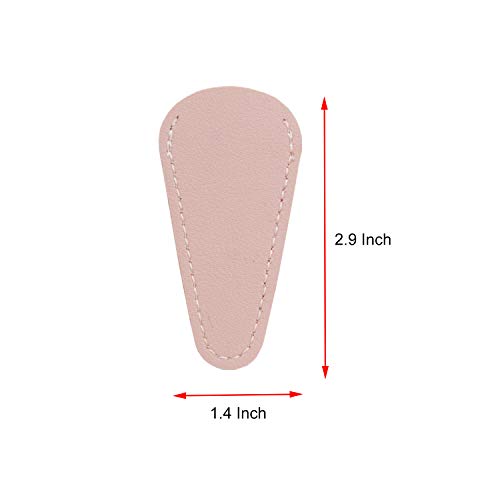 6 Pieces Scissors Cover Safety Synthetic Leather Sheath Protector - color: Multicolors