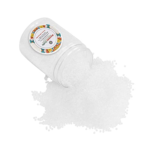 Mandala Crafts 2mm Clear Round 11/0 Glass Seed Beads for Beadwork - color: Clear, size: Round 11/0 or 2 mm