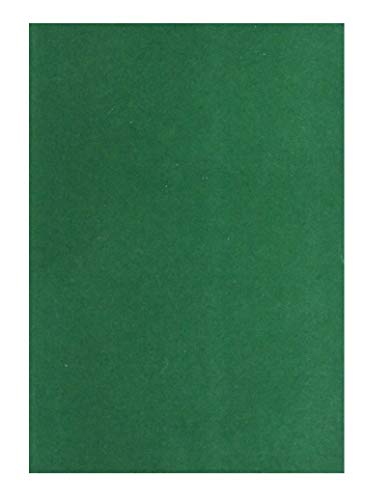 Mandala Crafts 9X12 20 Green Self Adhesive Felt Sheets with Sticky Backing - color: Green