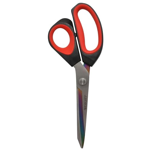 Westcott Premium Tailor 9.5" Scissors, Red/Black - size: 9.5-Inch