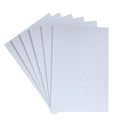 HaoFeiJH White Felt Fabric Sheets - 6PCS Stiff Felt Squares, 8x12 A4, 2mm, Acrylic 100% - color: 2mm White