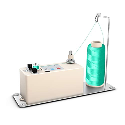 XBA Bobbin Winder, Portable Automatic Bobbin Winder, Electrical Bobbin Winder with Spool Thread Stand for Domestic and Industrial Sewing Machines - color: bobbin winder