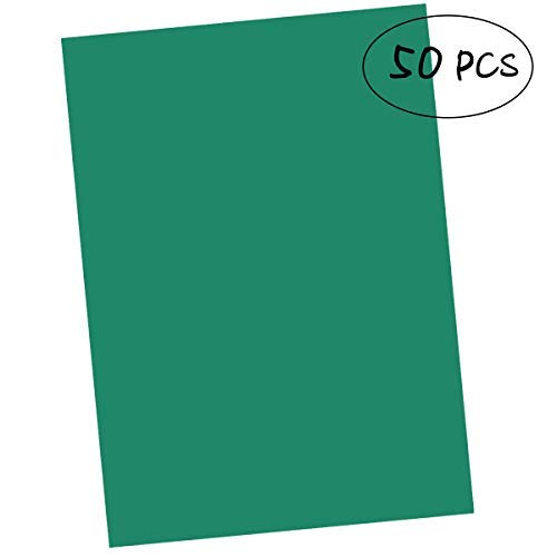 50 Pcs Carbon Transfer Paper Tracing Paper 11.7"×8.3" for Transfer Pattern on Wood, Paper, Canvas (Green) - color: Green
