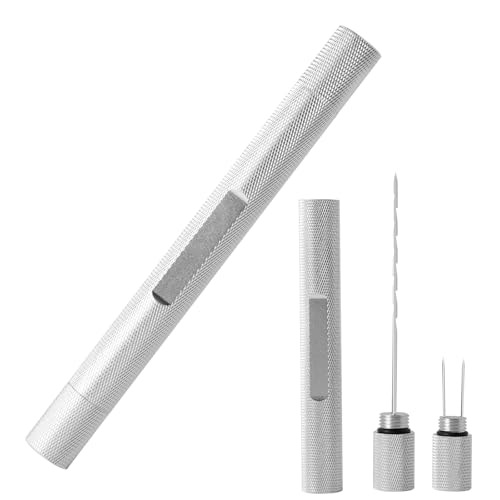 Punch Tool Set,Ventilator Needle,Draw Enhancer Tool Needle(Silver)
