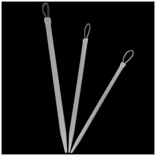 AYLIFU 3piece Large-Eyed Nylon Thread Knitting Needle Yarn Wool Needle Knitting Needle Yarn Sewing Needle Weaving Tool (3pcs)