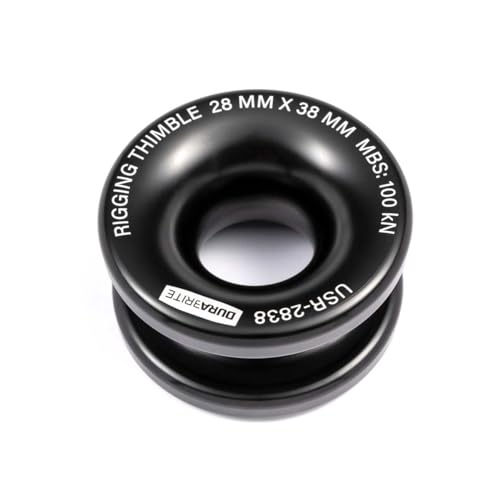 DuraBrite Rigging Thimbles, Tough and Lightweight, High sidewall to Hold Rope, 6061 Aircraft Aluminum, USR-2838… - size: 3/4" Inch