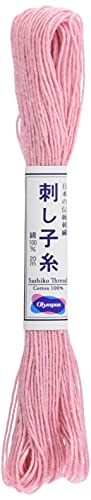 Olympus Sashiko Skein 20m Pink thread - color: Pink