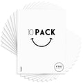 Golden State Art 9x12 White Backing Board, 10 Pack Backer Boards for Print - size: 9x12