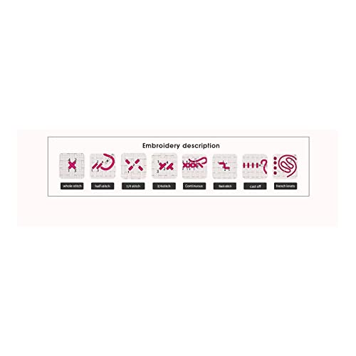 Svarog Stamped Cross Stitch Kits Beginners Full Range of Embroidery Patterns Starter Kits for Adult or Kids DIY Cross Stitches Needlepoint Kits 14CT-Sunrise 11.8x15.75 inch - color: sunrise 11.8x15.75 inch