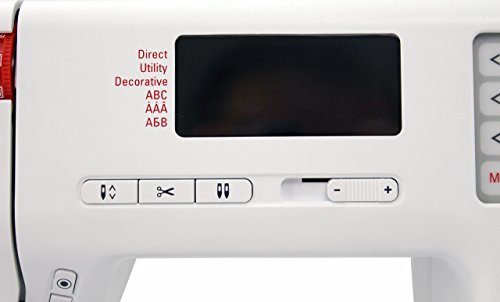 Bernette B38 Swiss Design Computerized Sewing Machine | 394 Stitches, LCD Display, Extension Table, 8 Presser Feet | Bobbins, Needles, Threader, Foot Pedal, Seam Ripper, Screwdriver, Spool Caps