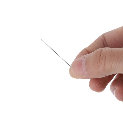 uxcell 25Pcs Hand Sewing Needles, 1.5 Inch Length Large Eye Stitching Needles Metal Sewing Needle Easy to Thread for Sewing Mending - size: 1.5"