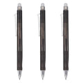 PATIKIL 3pcs Erasable Gel Pens 0.5mm Fine Point Retractable Heat Pen Black - color: Black