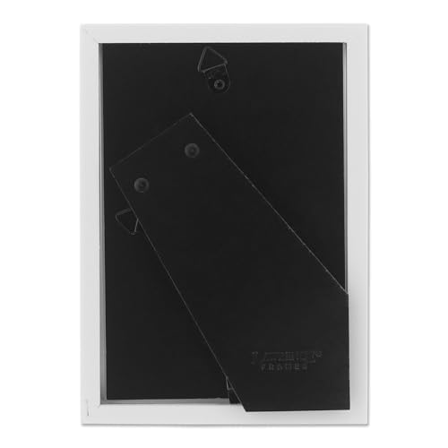 Lawrence Frames White Wood Picture Frame, Gallery Collection, 4x6 - color: White, size: 4X6