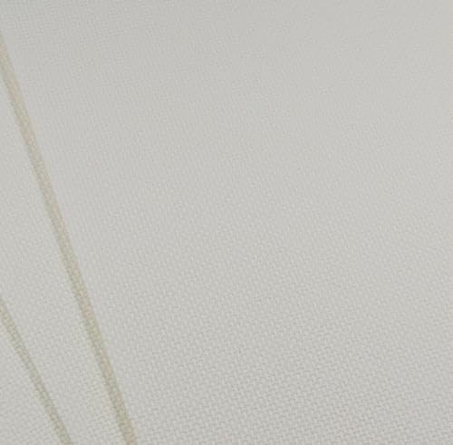 KCS 3 pc of 12" x 18"(30cmx45cm) Counted Cotton Aida Cloth Cross Stitch Fabric (Antique White,14CT) - color: Antique White, size: 14CT