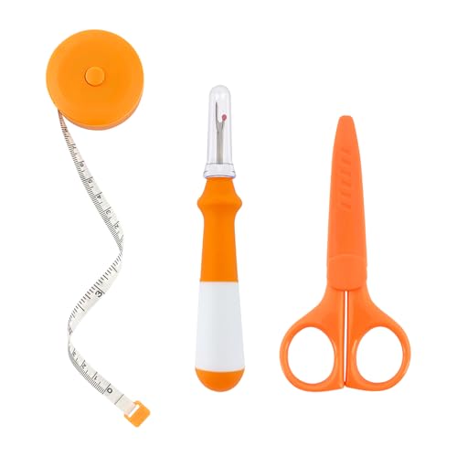 GDMINLO 3 Pieces Seam Ripper and Measuring Tape Set