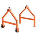 VEVOR Wire Spool Rack, 220 lbs Load Capacity, Portable Cable Caddy, Moveable Wire Rack with Wheels, Spool Holder, Up to 29.9 in Diameter, for Electrical Industrial and Retail Use, Working Efficiency - style: Wire Rack