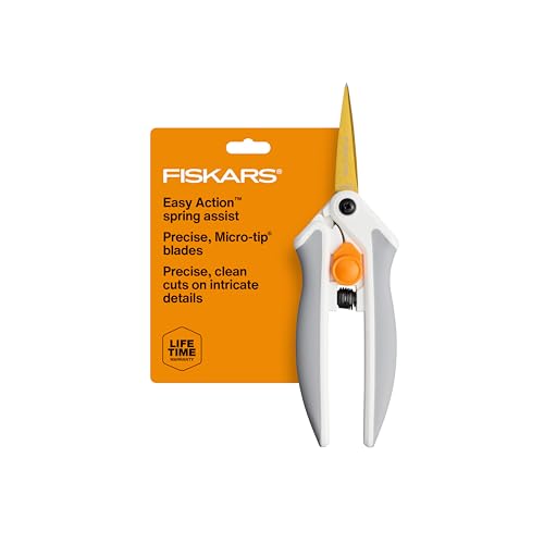 Fiskars 6" Easy Action Micro-Tip Titanium Detail Fabric Scissors - style: Micro-Tip Titanium Easy Action