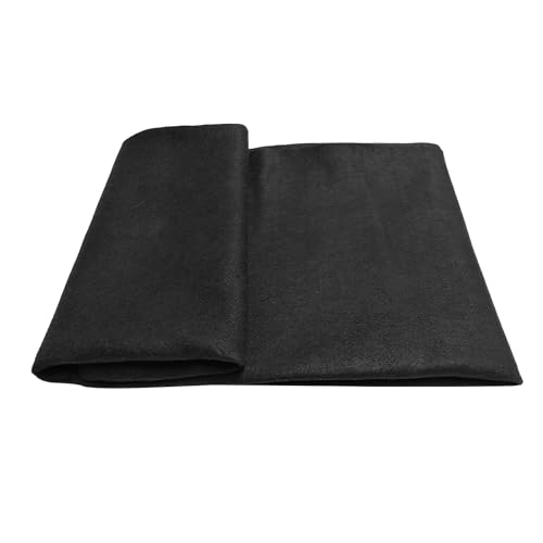Jtnohx Craft Felt Sheets 1 Square Yard Felt Fabric Black 1.4mm - color: Black