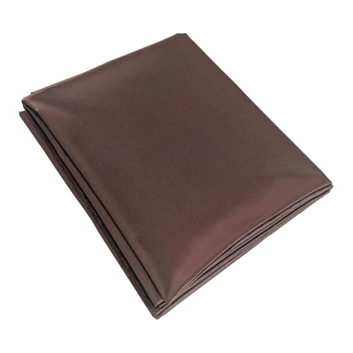 Cotton Quilting Fabric by The Yard for Sewing Width 64" Dark Brown 1 Yard - color: Dark Coffee, size: 1Yard