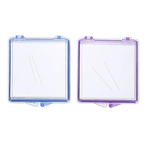 Sewing Pins Magnetic Holder,Sewing pin Holder minder Cushion Cross Stitch Storage Organizer Embroidery Keeper,Sewing Notions & Supplies 2PCs Magnetic Sewing Pincushion Pin Storage Case