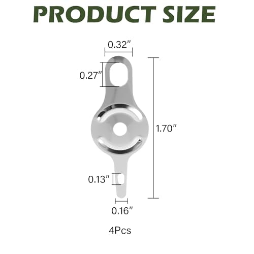DIPEAK 4 Pcs Metal Needle Threaders Replacement for Dritz