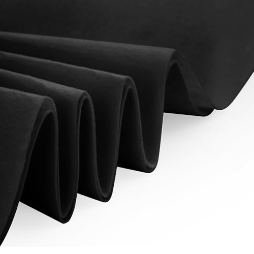 Felt Fabric 18" X 36" (Black) - color: Black, size: 18" X 36"