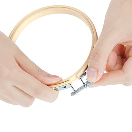 Caydo 12 Pieces 7 Inch Embroidery Hoops, Cross Stitch Hoops - style: 7 Inch