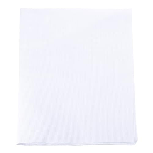 PATIKIL 14 Count Cross Stitch Cloth 19"x28", Embroidery Cotton Fabric DIY Cross Stitch for Handmade Needlework Art Crafts Machine Embroidery, White - color: White, size: 19"x28"