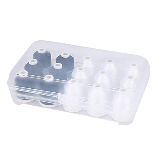 Simthread 15-Color Polyester Machine Embroidery Thread Set, 9W 6B - color: 15C-Black-White-Box