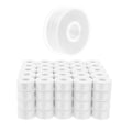 Mandala Crafts White 15J SA156 Prefilled Bobbin Thread, 144 PCs - color: White, size: Size A 144 X 142 Yards