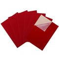 Bernese 6PCS Self Adhesive Felt Sheet, Felt Sheets with Adhesive Backing for Jewelry Box and Drawer Liner, A4 Size (8.3" x 11.8", Red) - color: Red