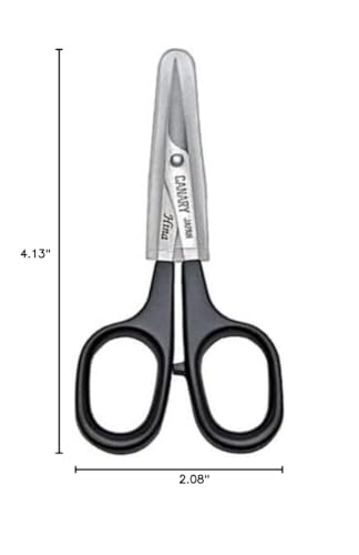 CANARY Paper Art Scissors 4", Mini Precision Scissors for Paper Cutting Art, Cutouts, Lace, Crafts, Kirie, Made in Japan - size: Papercutting Art (Beginner)