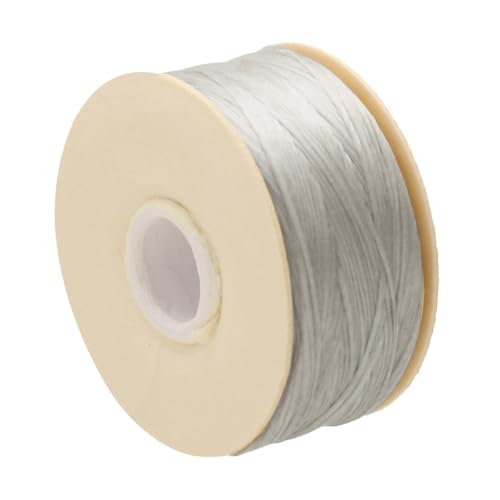 The Beadsmith Nymo Thread, Made of Nylon - size: Size D, 64 Yards, style: Sterling
