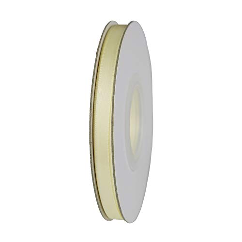 ITIsparkle 1/4" Inch Double Faced Satin Ribbon 50 Yards-Roll Set for Gift Wrapping Scrap Books Party Favor Hair Braids Baby Shower Decoration Floral Arrangement Craft Supplies, Ivory Ribbon - color: Ivory