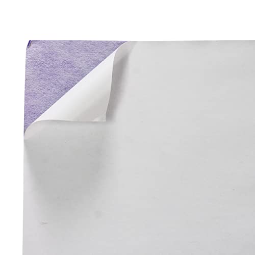 Sticky-Backed Velvet Felt Sheets for Crafts & Liners; 20 Pieces by Mandala Crafts - color: Purple